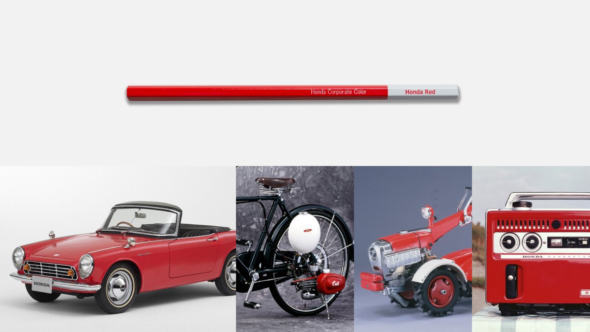 why honda uses red